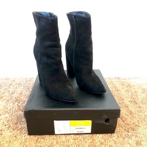 Black Ankle High Boots